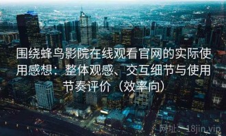 围绕蜂鸟影院在线观看官网的实际使用感想：整体观感、交互细节与使用节奏评价（效率向）