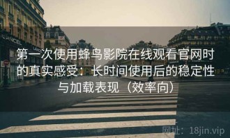 第一次使用蜂鸟影院在线观看官网时的真实感受：长时间使用后的稳定性与加载表现（效率向）