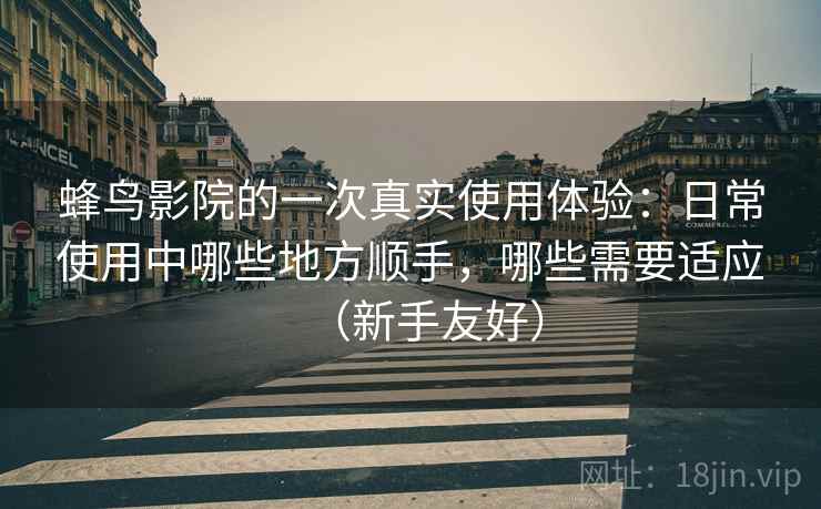 蜂鸟影院的一次真实使用体验：日常使用中哪些地方顺手，哪些需要适应（新手友好）